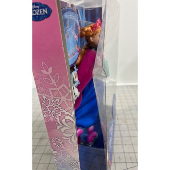 Disney Frozen Ice Skating Anna Doll With Interactive Features By Mattel New - Picture 7 of 8